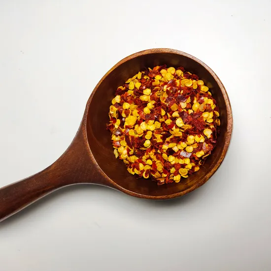 Dehydated Vegetables Flakes Green Bell Chilli Granules Made in China